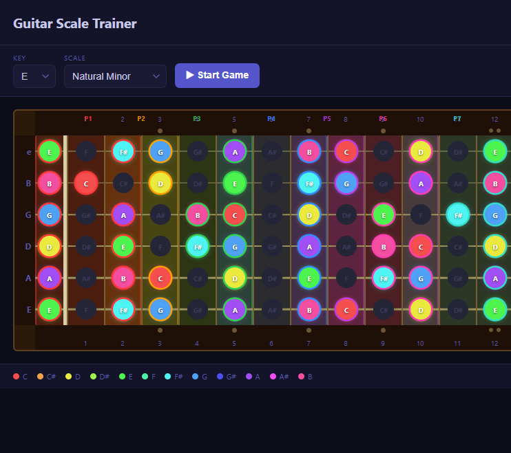 guitar-scale-trainer preview